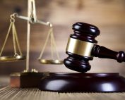 justice scales and court gavel