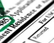 US immigration form I-485