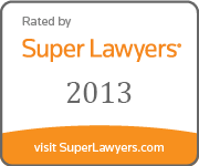 Daniel P. Hanlon Super Lawyers designation badge 2013