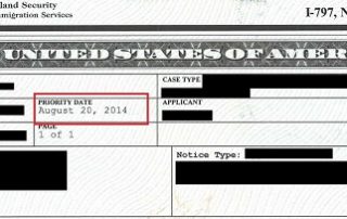 redacted visa application priority date example